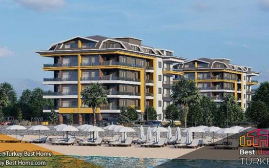 فروش آپارتمان های رو به در دریا با امکانات عالی در کستل Kestel